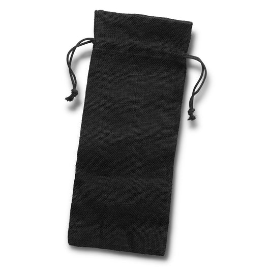 Jute Wine Drawstring Bag - Unbranded (Plain)