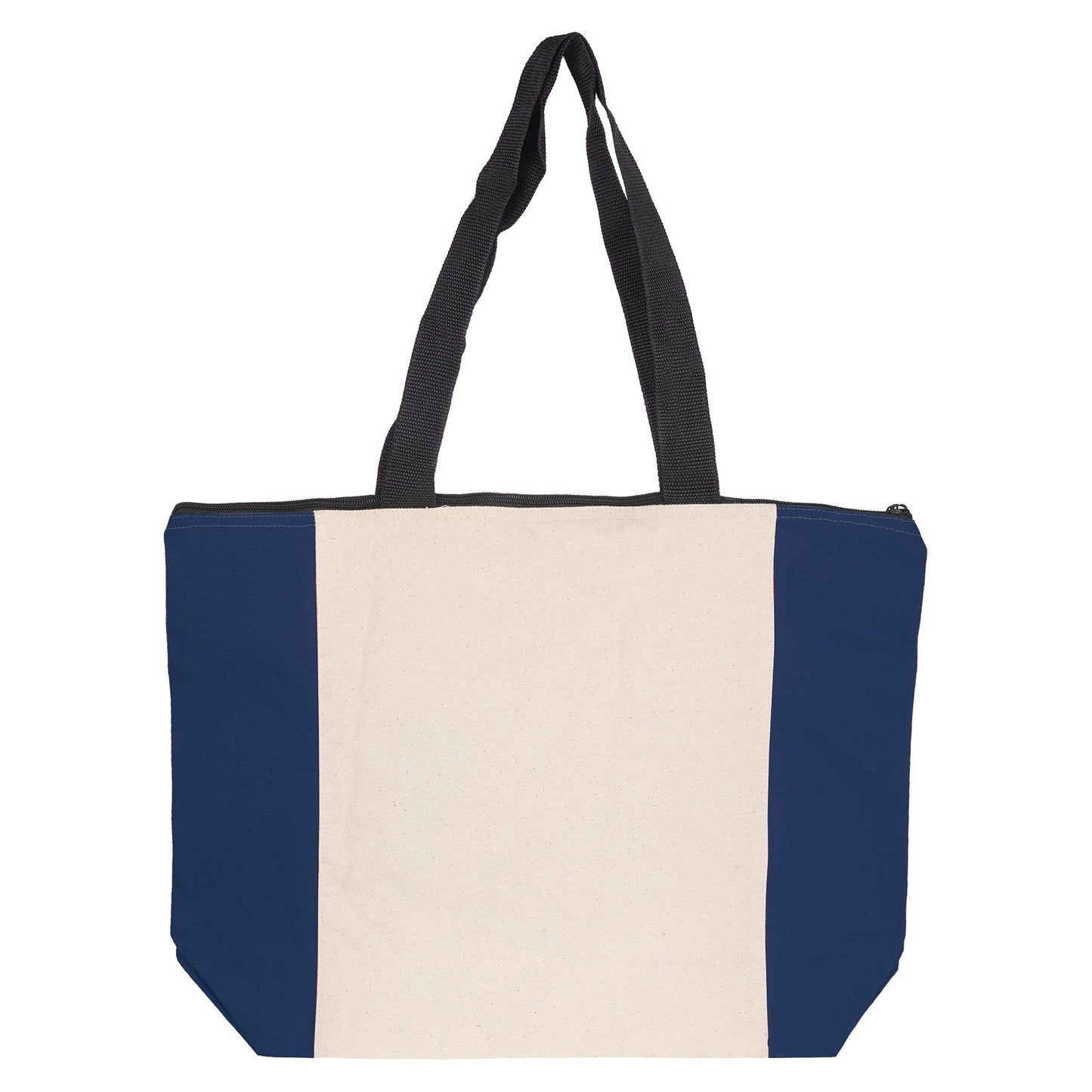 Calico Zip Shopper - Unbranded (Plain)