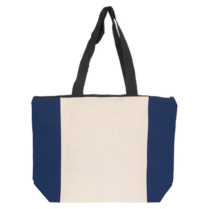 Calico Zip Shopper - Unbranded (Plain)