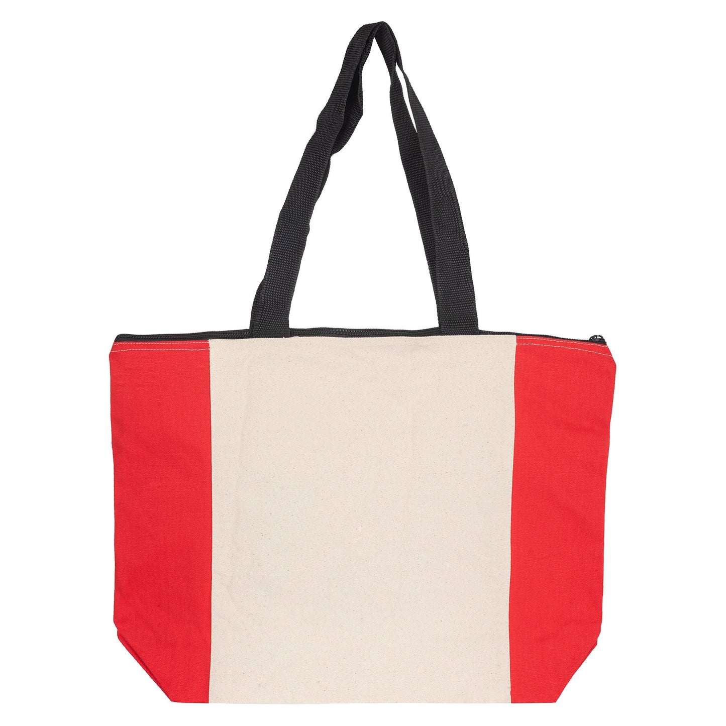 Calico Zip Shopper - Unbranded (Plain)