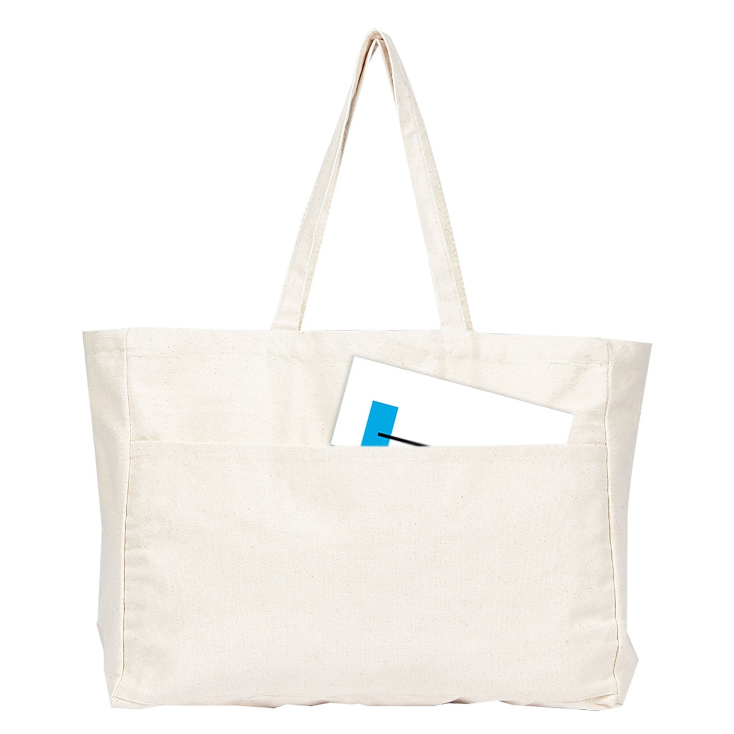 Delton Canvas Large Shopper - Unbranded (Plain)