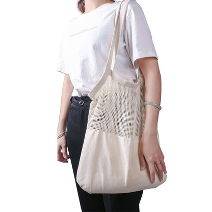 Jamaica Mesh Calico Tote Bag - Unbranded (Plain)