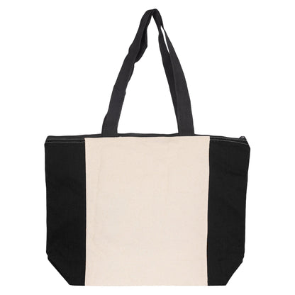 Colouring Calico Zip Shopper - Unbranded (Plain)