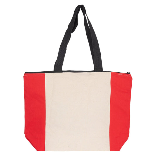 Colouring Calico Zip Shopper - Unbranded (Plain)