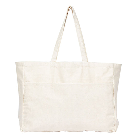 Colouring Delton Canvas Large Shopper - Unbranded (Plain)