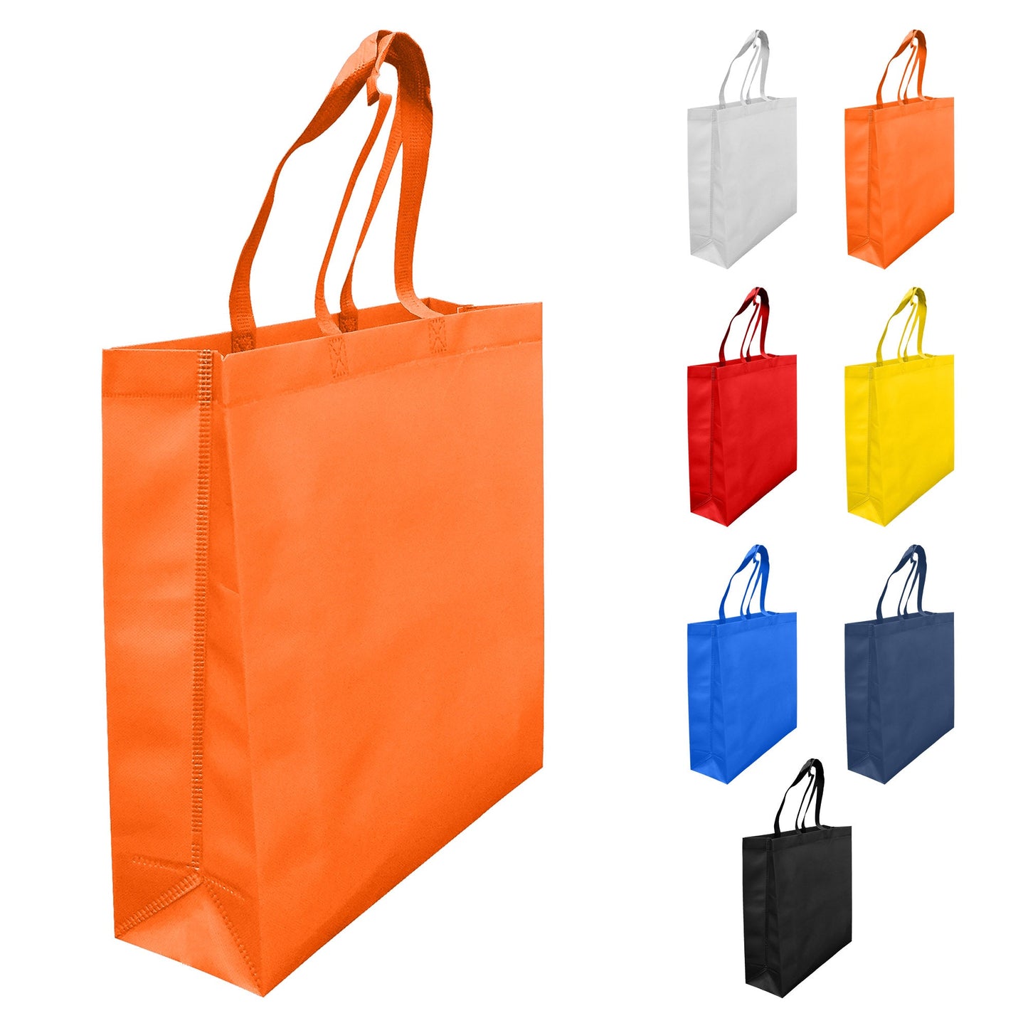 Laminated Non Woven Bag with Large Gusset - Unbranded (Plain)