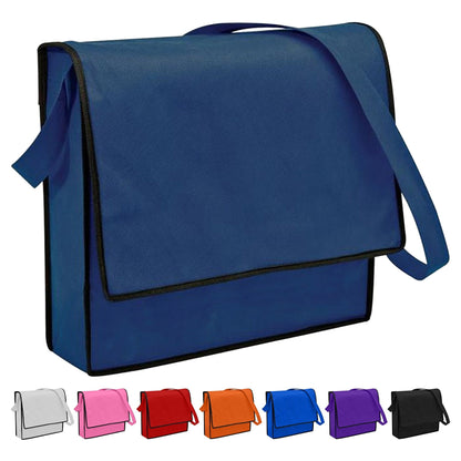 Non Woven Flap Satchel - Unbranded (Plain)