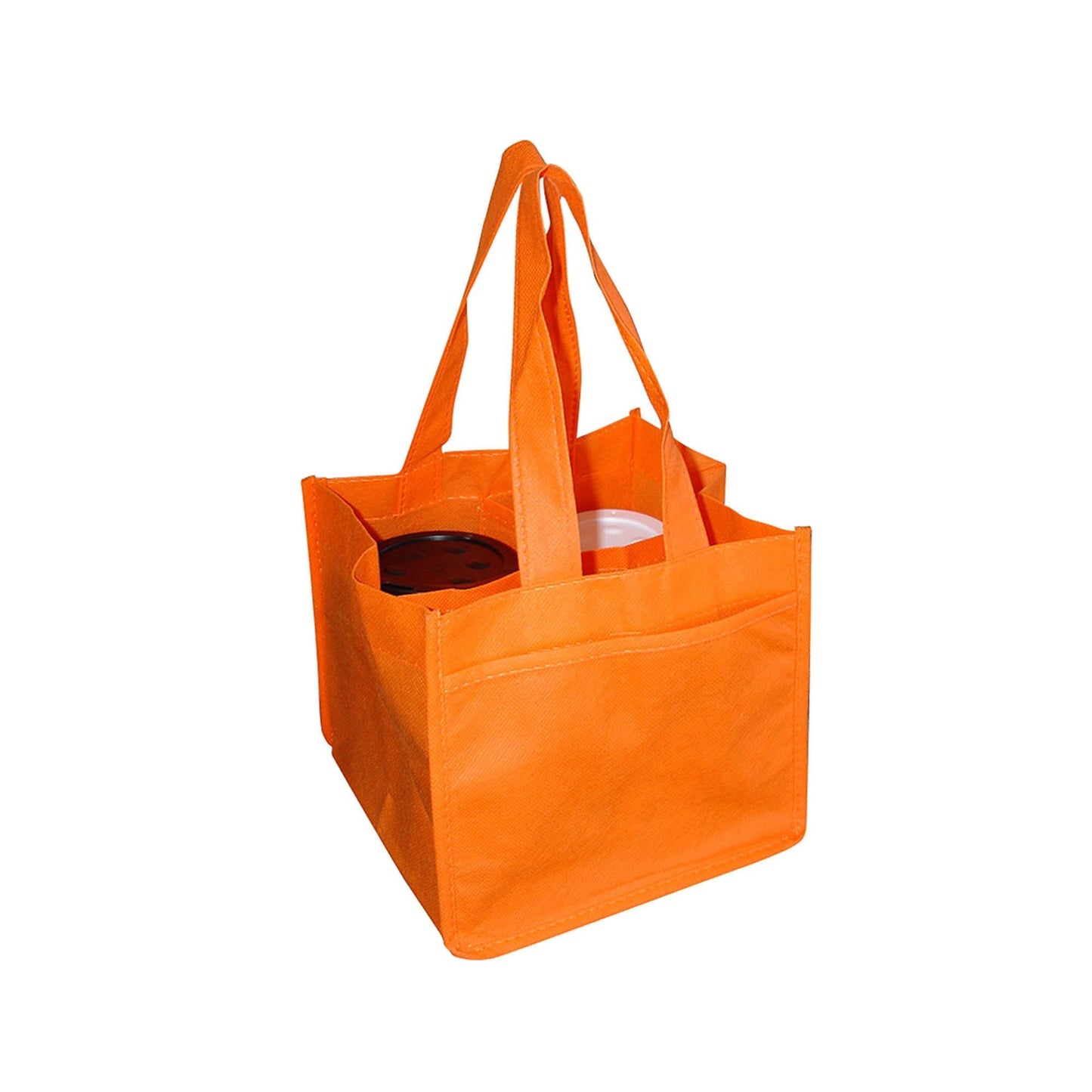 Non Woven 4 Coffee Cups Bag - Unbranded (Plain)