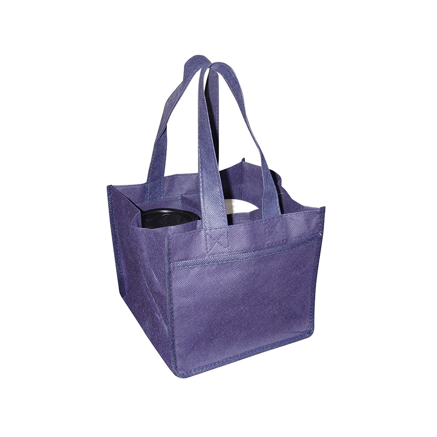 Non Woven 4 Coffee Cups Bag - Unbranded (Plain)