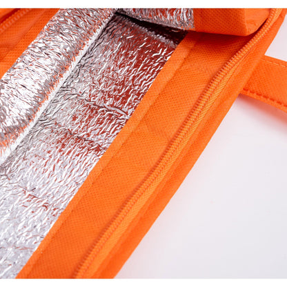Non Woven Cooler Bag with Top Zip Closure - Unbranded (Plain)