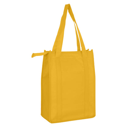 Non Woven Cooler Bag with Top Zip Closure - Unbranded (Plain)