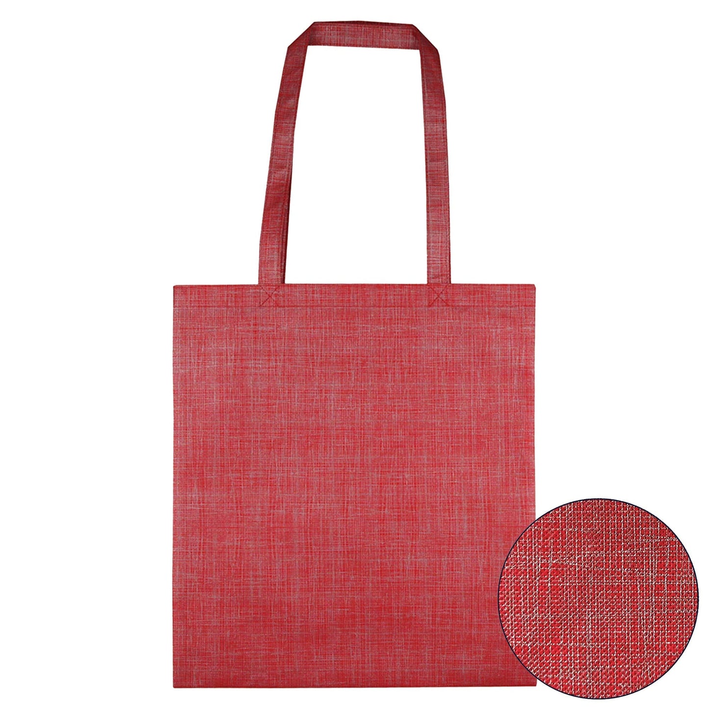 Silver Line Patterned Non Woven Bag - Unbranded (Plain)